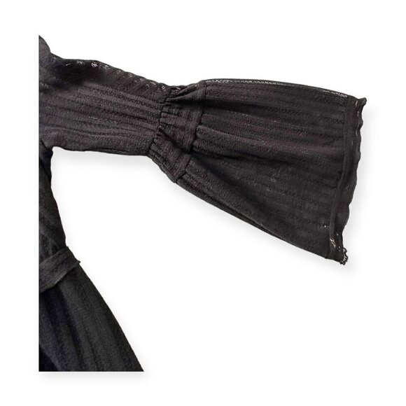 Iro Gwen Black Mesh Dress, Size‎ 40 EU/M - Picture 12 of 16